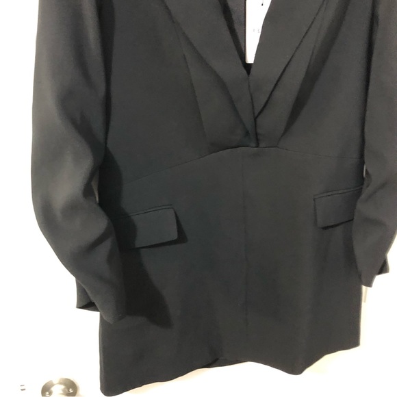 NWT: Reiss Plunge Neck Blazer Mini Dress - Picture 4 of 6
